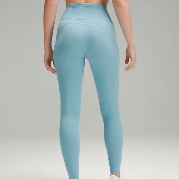 Lululemon Fast and Free High-Rise Tight 25" in Tidal Teal size 4 - Picture 1 of 8